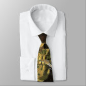 スカルとバーニングシガレットby Vincent van ゴッホ ネクタイ (タイ)