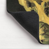 スカルとバーニングシガレットby Vincent van ゴッホ マウスパッド (コーナー)