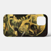スカルとバーニングシガレットby Vincent van ゴッホ Case-Mate iPhoneケース (裏面 (横))