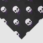 スカルとパープルドリップスティッシュペーパー 薄葉紙 (詳細)