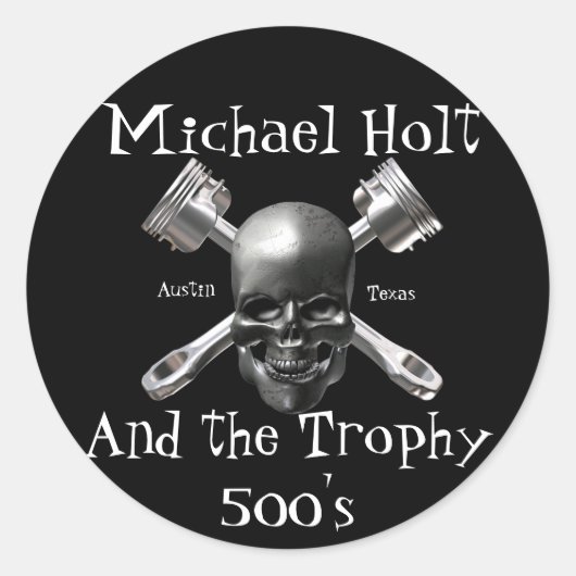 スカルとピストンのシール ラウンドシール (正面)