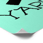 スカルとフック ポスター (角)