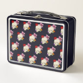 スカルとフローラ メタルランチボックス (正面)