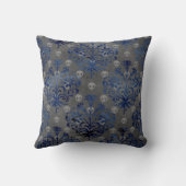 スカルとブルーダマスクオングレー クッション (裏面)