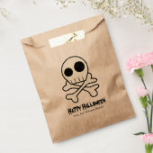 スカルとボーンのハローウィンパーティ フェイバーバッグ (封をした状態)