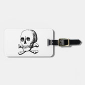 スカルとボーンの荷物タグ ラゲッジタグ (正面横)