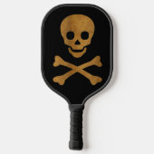 スカルとボーンズのピックボールパドル ピックルボールラケット (裏面)