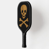 スカルとボーンズのピックボールパドル ピックルボールラケット (左)