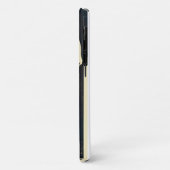 スカルとボーンズの黒 Case-Mate iPhoneケース (裏面/左)