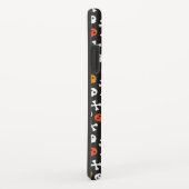 スカルとボーンハロウィーンパターン Case-Mate iPhoneケース (裏面/右)