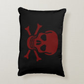 スカルとボーン アクセントクッション (裏面(縦))