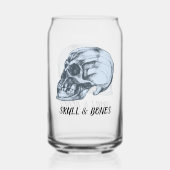 スカルとボーン ガラス缶 (裏面)