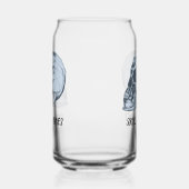 スカルとボーン ガラス缶 (左)