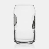 スカルとボーン ガラス缶 (左)