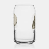 スカルとボーン ガラス缶 (左)