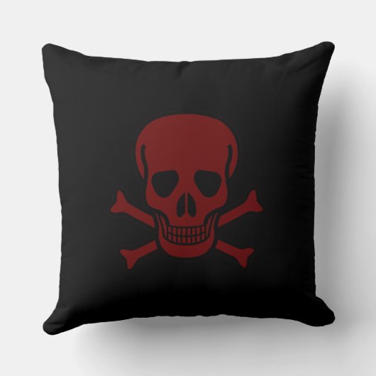 スカルとボーン クッション (裏面)