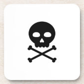 スカルとボーン コースター (正面)