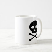 スカルとボーン コーヒーマグカップ (正面右)