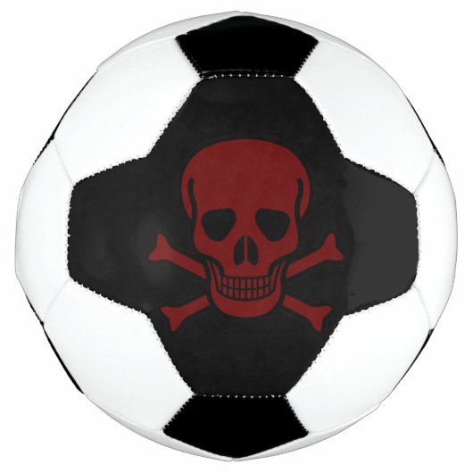 スカルとボーン サッカーボール (正面)