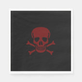 スカルとボーン スタンダードランチョンナプキン (正面)