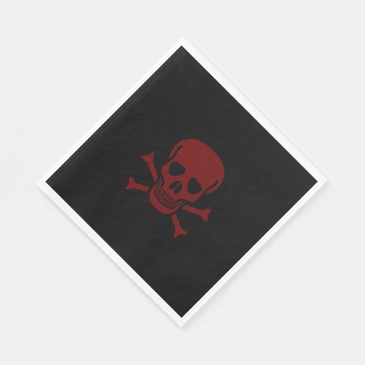 スカルとボーン スタンダードランチョンナプキン (角)