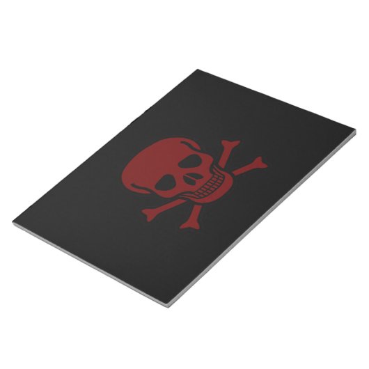 スカルとボーン ノートパッド (アングル)