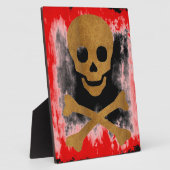 スカルとボーン フォトプラーク (側面)