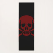 スカルとボーン ヨガマット (裏面)
