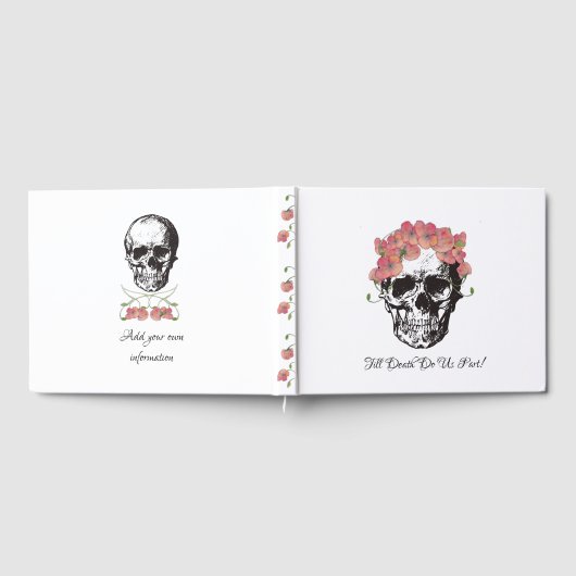 スカルとポピー ゲストブック (全面)