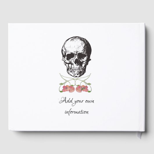 スカルとポピー ゲストブック (裏面)