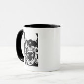 スカルとリングや輪 マグカップ (正面左)