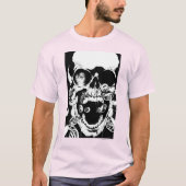 スカルとリングや輪 Tシャツ (正面)
