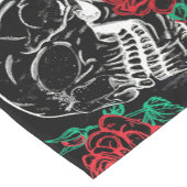 スカルとレッドローズ |ゴシッモダンクグラムグランジ ショートテーブルランナー (コーナー)