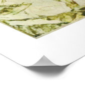 スカルとローズブッシュのヴィンテージポスター ポスター (角)