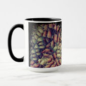 スカルと偽の歯科学校の歯のアートワーク怖い マグカップ (左)