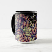 スカルと偽の歯科学校の歯のアートワーク怖い マグカップ (正面左)