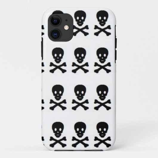 スカルと十字骨 Case-Mate iPhoneケース (裏面)