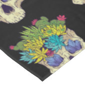 スカルと多肉結晶 テーブルクロス (アングル)