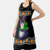 スカルと大釜オールオーバープリントエプロン エプロン (インサイチュ)