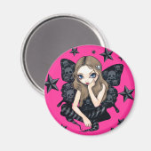 「スカルと星」マグネット マグネット (正面/裏面)