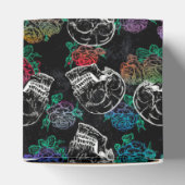 スカルと暗いバラ | ファンキー Glamありがグラデーションとう フェイバーボックス (上部)