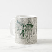 スカルと森のマグカップ コーヒーマグカップ (正面左)