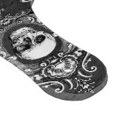 スカルと灰色ゴシック カッティングボード (角)