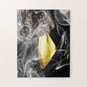 スカルと煙 ジグソーパズル (縦)