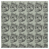 スカルと王冠 ファブリック (見本)