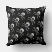 スカルと石骨クラシック クッション (裏面)