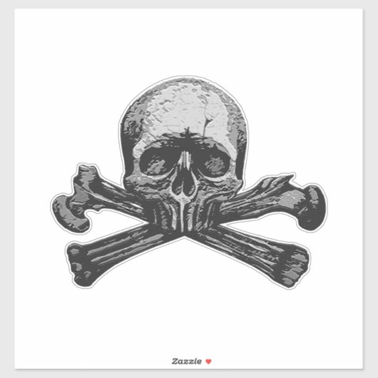スカルと石骨クラシック シール (シート)