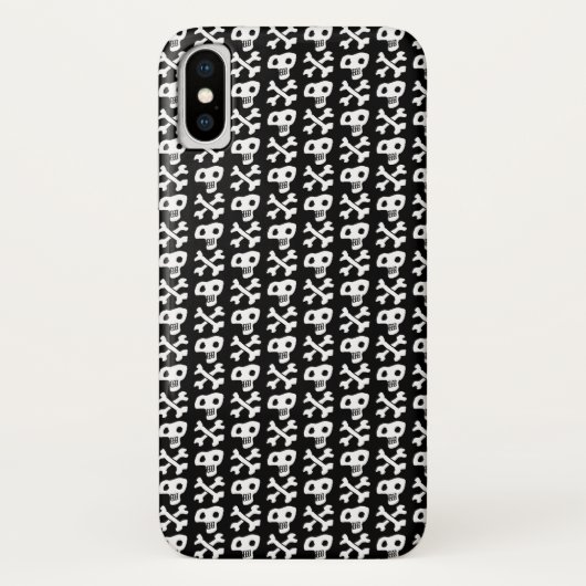 スカルと石骨デザイン Case-Mate iPhoneケース (裏面)