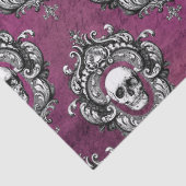 スカルと紫色のゴシックの切り離し 薄葉紙 (詳細)