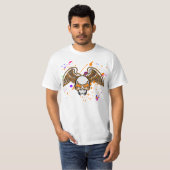 スカルと翼 Tシャツ (正面フル)